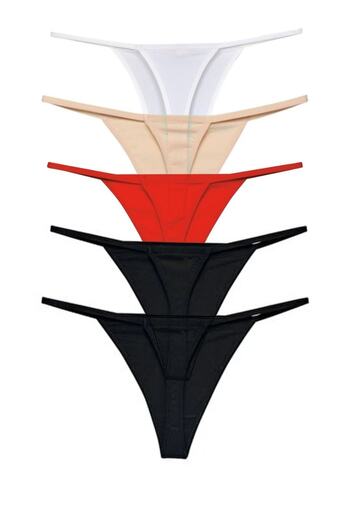 GECKO COLLECTION Дамски ластик за каишка String Thong, 5 броя