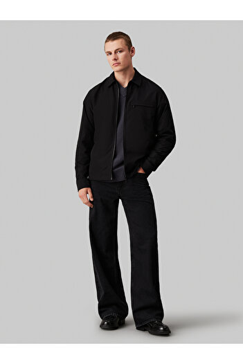 Calvin Klein Calvin Klein Men Black Zip Overshirt
