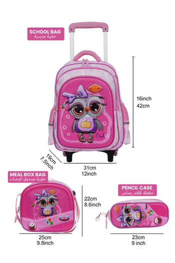 PARAJOHN KiddyGO Character School Bag - PINK