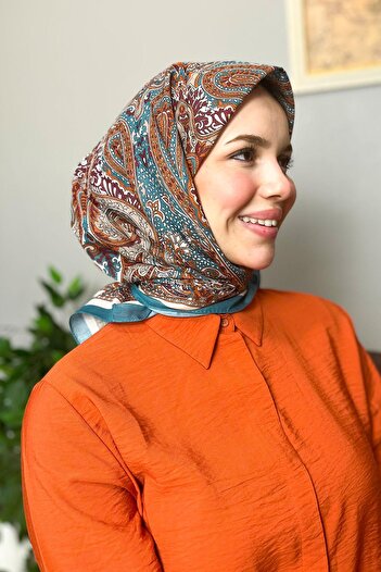 Sultan Eşarp Sultan Fresh Cotton Scarf - Authentic Pattern - Sfe004-10
