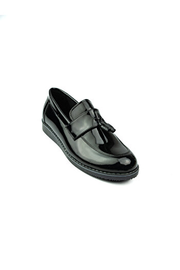Minican 184 Black Boy's College Casual Shoes
