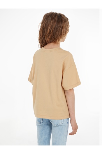 Calvin Klein Calvin Klein Women Beige Short Sleeve T-Shirt