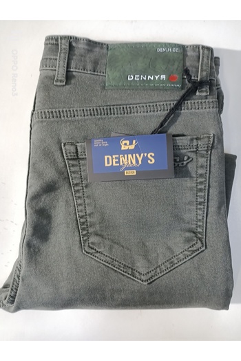 DENNYS Classic Lycra Zipper Jeans