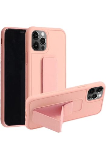 Generic Case Cover For iPhone 14 Pro Max with Magnetic Stand & Holder, Premium Silicone Hand Strap and Grip