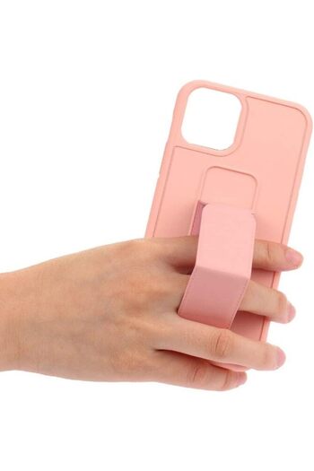 Generic Case Cover For iPhone 14 Pro Max with Magnetic Stand & Holder, Premium Silicone Hand Strap and Grip