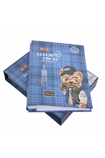 PUFO Photo album in box, Student Bear model, 26 x 20 cm