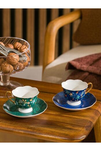 LC Waikiki Lcw Home Printed 2-Person Porcelain Coffee Cup Set (S5)