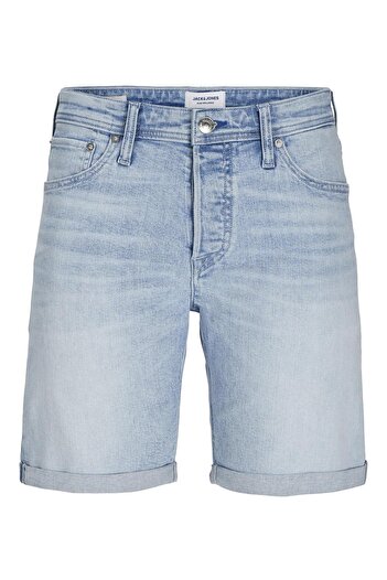 Jack & Jones Jack & Jones JJIRICK JJIORIGINAL Erkek Denim Şort - Esnek ve Rahat Kalıp