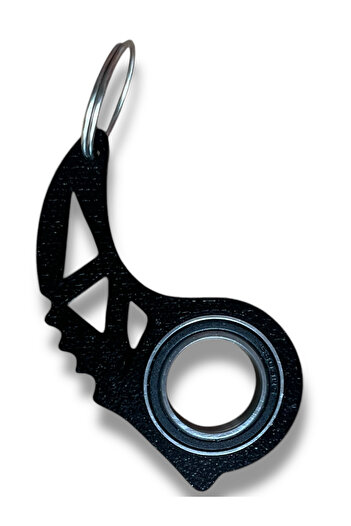 lina hobby Keyrambit Black Rotating Keychain with Ball Bearing – 1 Piece