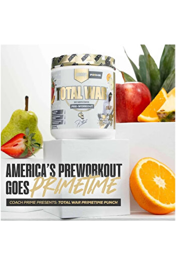 REDCON1 Total War Pre Workout Powder for Men & Women, Prime Time Punch, 435g