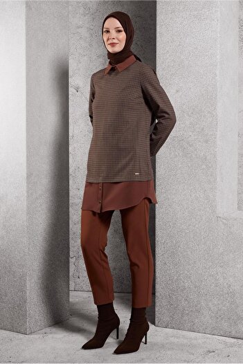 Alvina Shirt Collar Tunic 45222