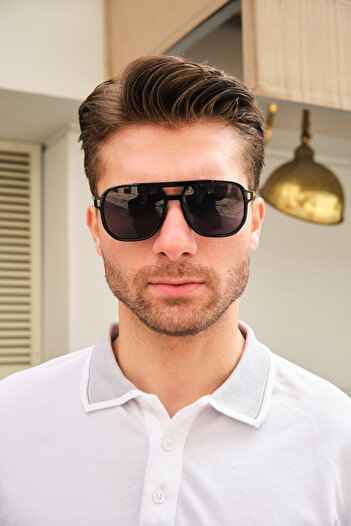 Monvago Mv 025177   Black Men's Sunglasses
