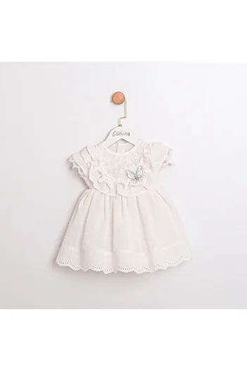 Cumino Jimena Girls Dress -Stylish with Butterfly Detail - the Dress That Is Sought for Special Occasions
