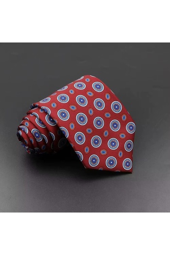 delis Men's tie, CR068, Red