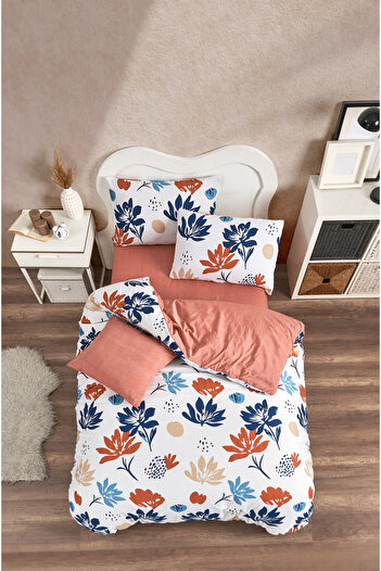 LaLiva Bali Esintisi Single Sheet Elastic Duvet Cover Set