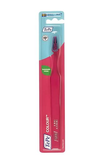 TePe Clear Soft Toothbrush Pink 1 Piece