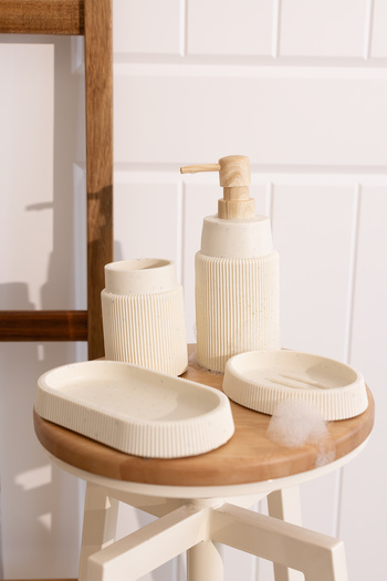 İrya Earth 4 Piece Bathroom Set Beige