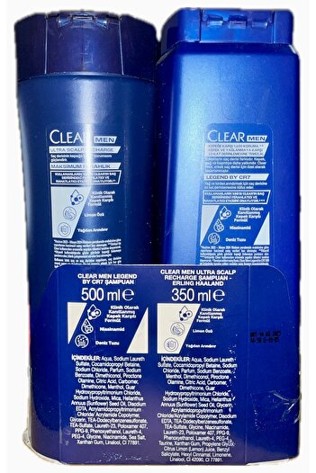 Clear Anti-Dandruff Shampoo 500ml + 350ml