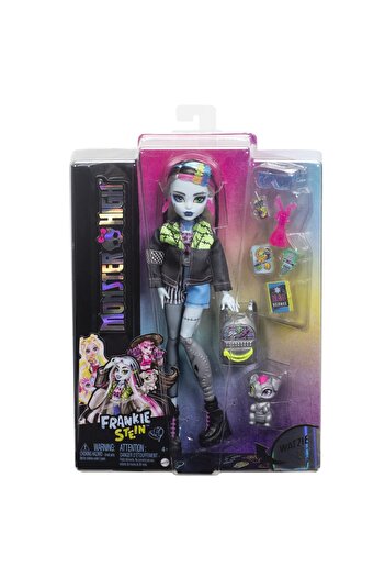 mattel Monster High Κούκλα Frankie Stein και Κατοικίδιο Watzie