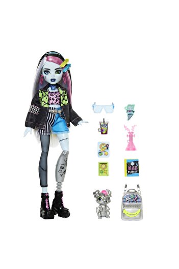 mattel Monster High Κούκλα Frankie Stein και Κατοικίδιο Watzie