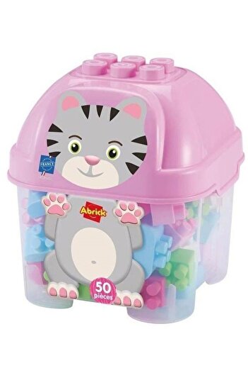 Simba Ecoiffier Abrick Cat Construction Set 50 Pieces