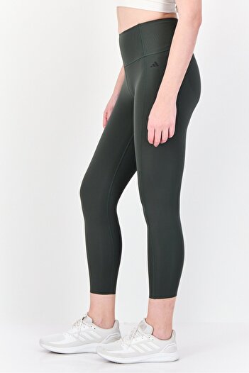 adidas Women Tight Fit Training Optime Power 7/8 Leggings, Dark Olive