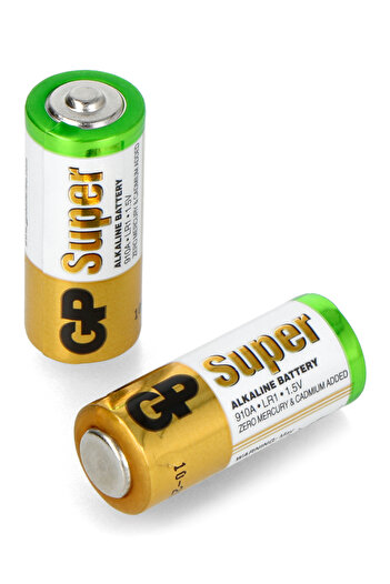 Epilons بطارية قلوية قصيرة GP 910 LR1 (عبوة من قطعتين)