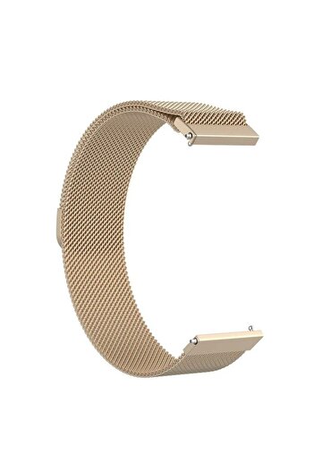 Nezih Case Huawei Watch Gt4 / Gt5 / Gt6 41mm Uyumlu Mıknatıslı Milanes Örgü Hasır Metal Kordon 18mm