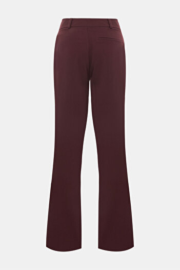 W Collection BORDO BORU PAÇA YÜKSEK BEL PANTOLON