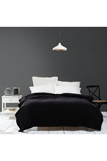 STOREMAX Sellbuyst Home Joena Single Blanket Black (Pp) Trendy 266450