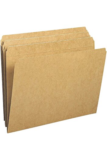 STOREMAX Snshop File Folder, Reinforced Straight Cut Tab, Letter Size, Kraft, 100 Per Box (1