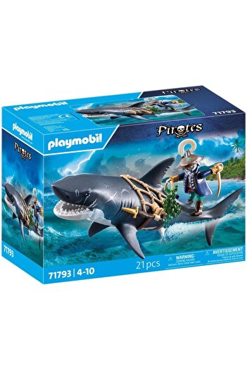 Playmobil Pirates - Giant shark with pirate
