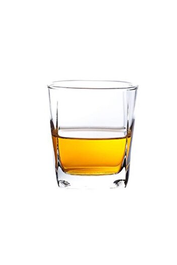 OEM Pahar pentru whiskey, Large Square, 285 ml, din sticla, 8.8 cm h, 8.2 cm l, 6 cm adancime