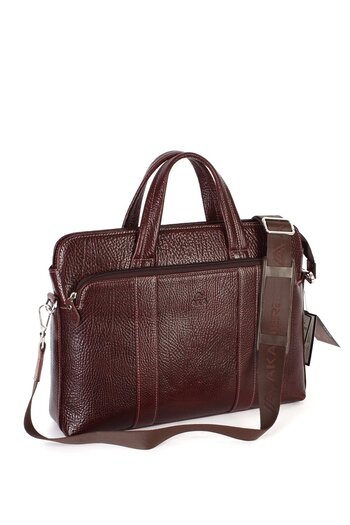Aka Deri Brown Laptop Briefcase 258 61