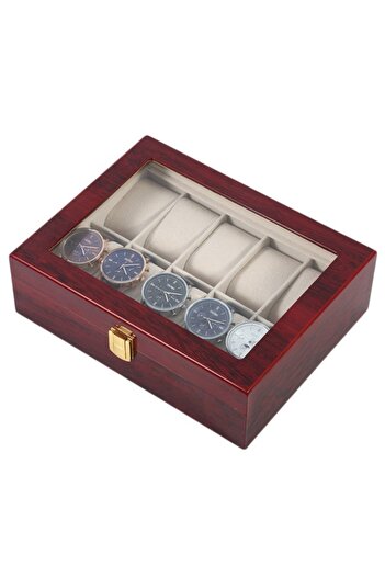 PUFO Wooden box for storing and organizing 10 watches, Premium model