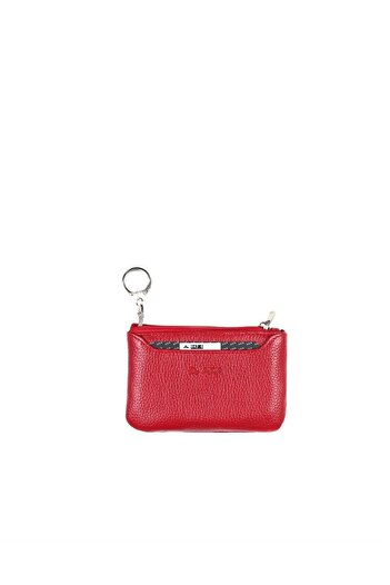 Aka Deri Red Leather Keychain - 042 8 Model