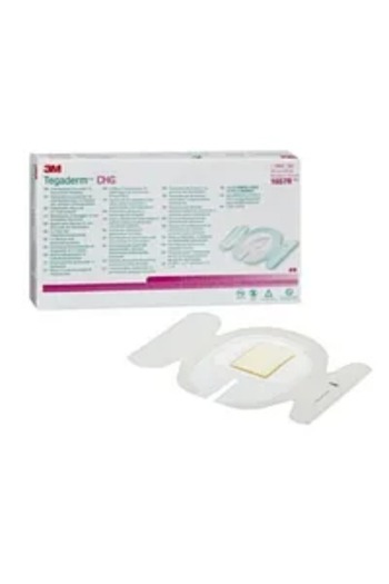 3M Tegaderm (2 pieces) 1657r Chg Transparent Wound Dressing with Gel 8.5 cm x 11.5 cm