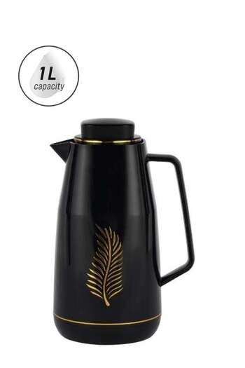 ROYALFORD 1.0 L Vacuum Flask With Pink Glass Inner And PP Outer Body