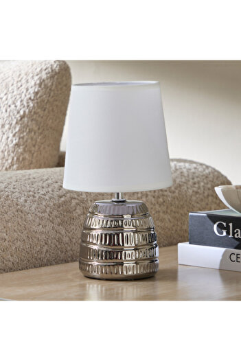 Home Box Emzie Ceramic Table Lamp with Shade 25.5 cm