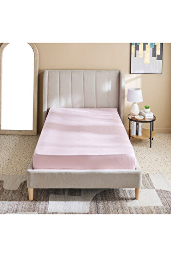 Home Box Derby Solid Microfiber Single Fitted Sheet 90x190+20 cm