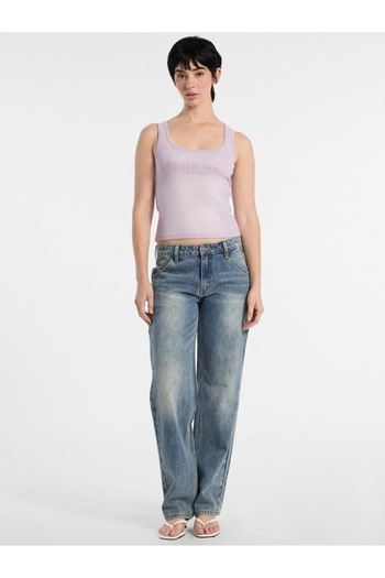 Guess Women's Purple Stone Tank Top