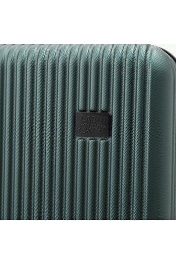 CABINFLY Bagaj de cabina Cruisair, 55x40x20 cm, ideal bagaj Ryanair,capacitate 40 litri, ABS, verde