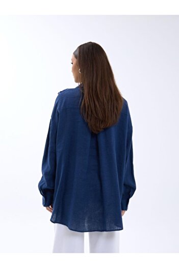 Giyimodam    7399 Shirt-Dark Blue