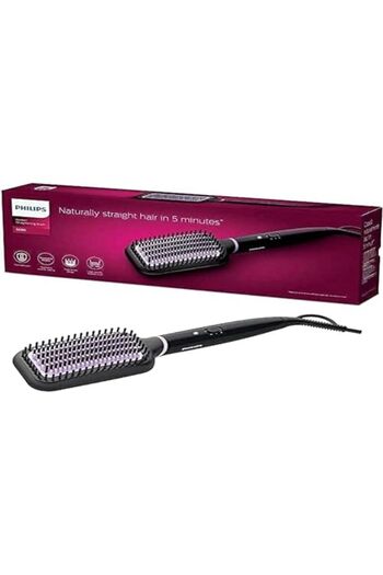 Philips StyleCare Auto Curler & Brush, BHH880, Black