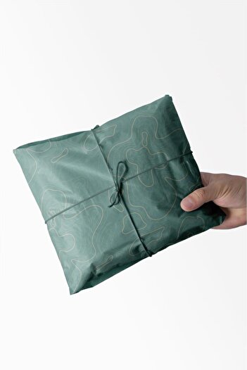 AkalBatu No2 25 Pack Minimal Series Pelur Paper Green-50X70 cm