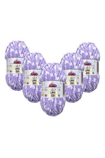 Himalaya Dolphin Baby Colors Velvet Rope 5 Pack - 80429 - 100 Gr. 120 Mt.