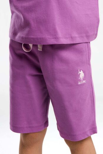 U.S. Polo Assn. 4-15 Years Old Licensed Us Polo Assn Girl's Suit-Purple