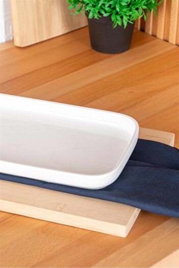 şirin eşyalarım Pure Royal Rectangular Boat Plate - 26.5 cm / 1 Piece