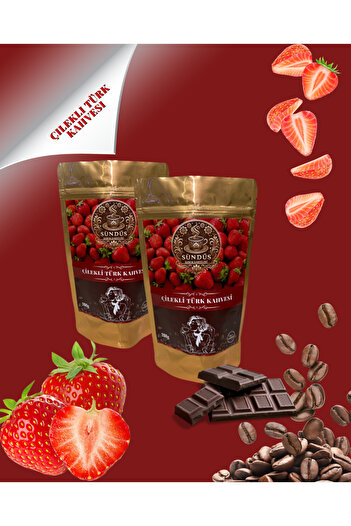 cafe milagroso ÇİLEKLİ TÜRK KAHVESİ 200 G X 2 ADET