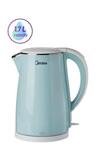Midea Stainless Steel Wireless Electric Kettle with 360-Degree Rotating Base